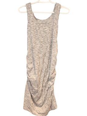 Liz Lange Heathered Grey Tank Maternity Dress Size Small